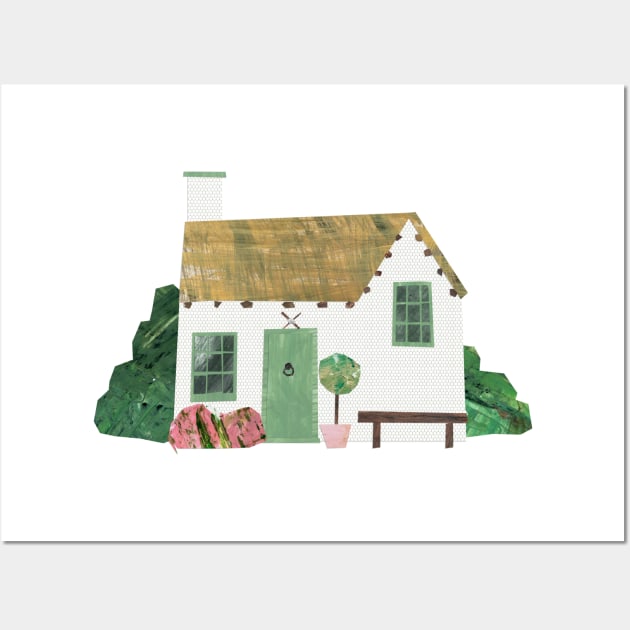 Quaint cottage Wall Art by Babban Gaelg